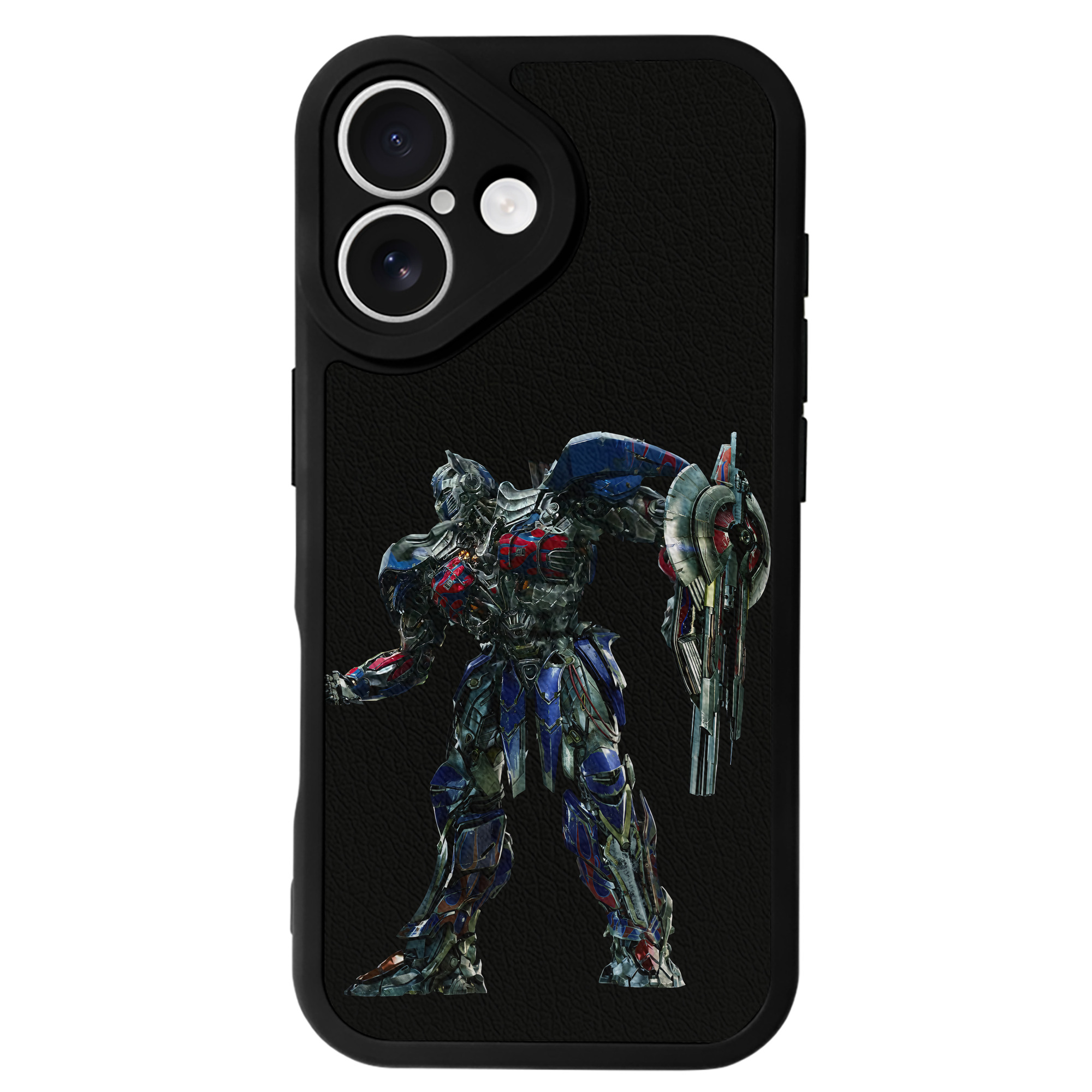 （画像用） Transformers トランスフォーマー 【iPhone 16シリーズ対応】シリコンスマホケース（レザー調） 材質：シリコン